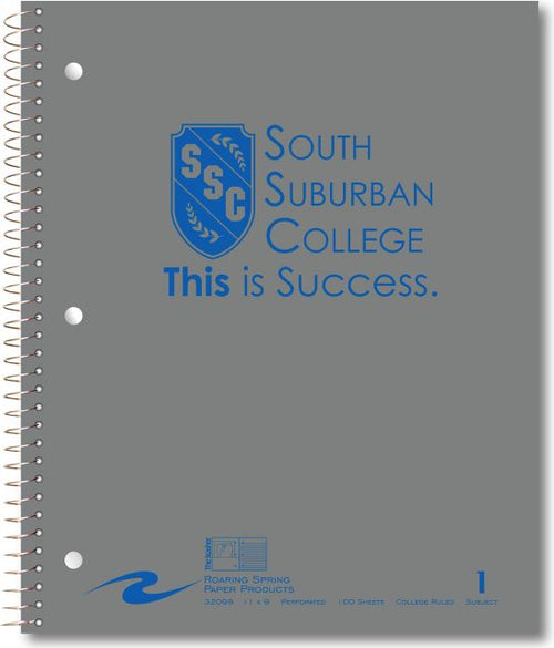 South Suburban College Notebook 100-Sheet